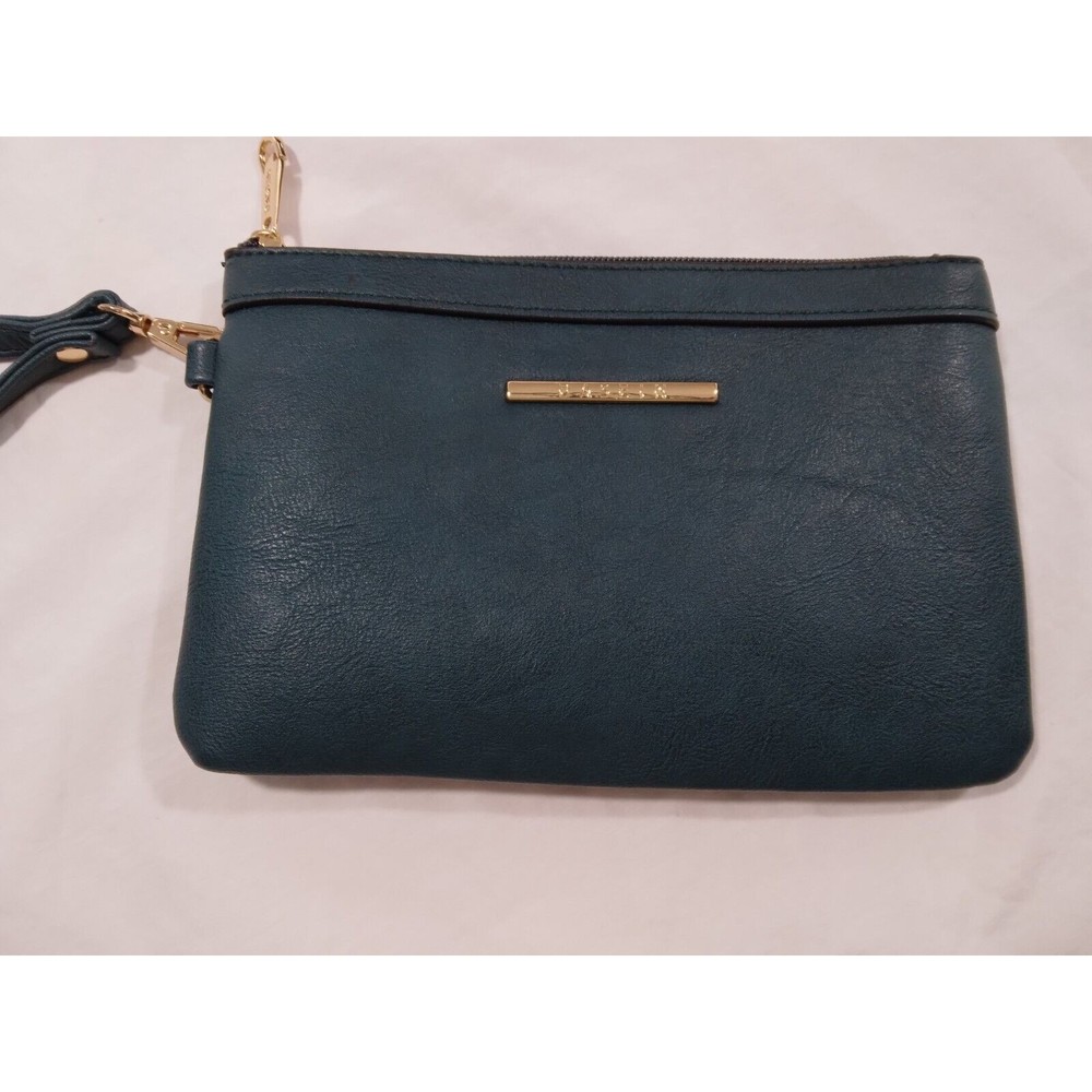Dasein Handbag Large Satchel Shoulder Bag Purse with Matching Wristlet Teal - Picture 8 of 16